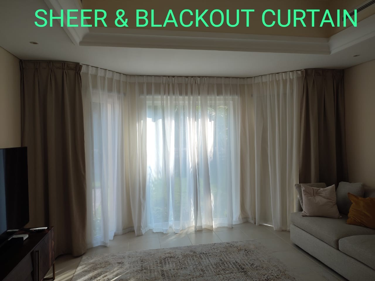 Sheer and Blackout curtain
